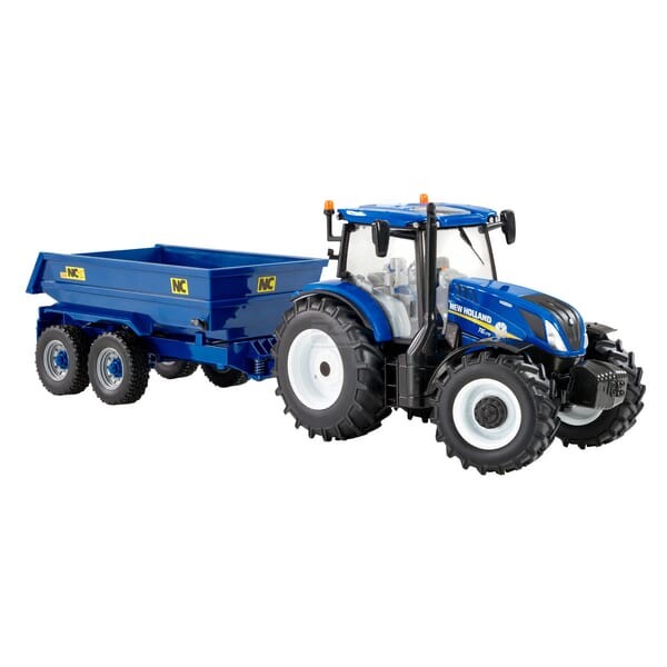 Ciągnik New Holland T6 + przyczepa wywrotka B43268 | Exvi