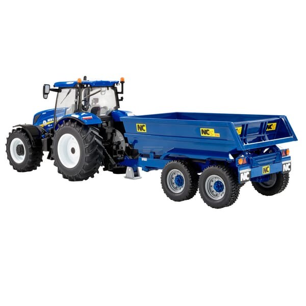 Ciągnik New Holland T6 + przyczepa wywrotka B43268 | Exvi