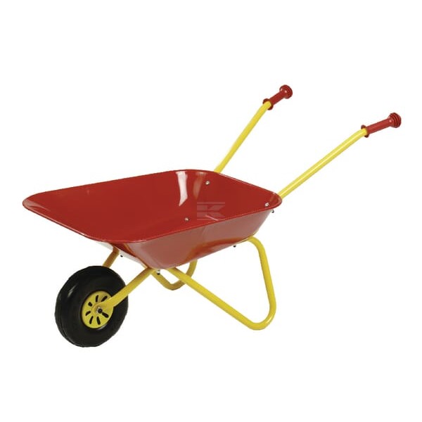 Taczka metalowa czerwona, Rolly Toys R27080 | Exvi