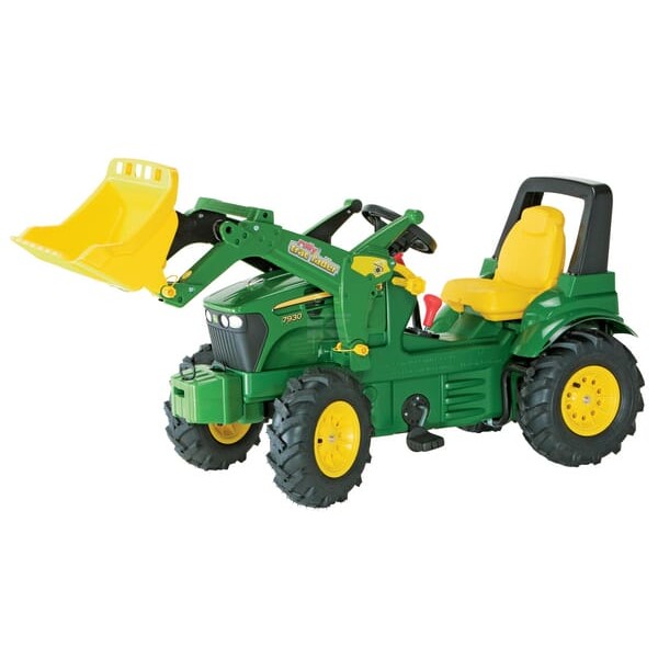 Traktor z napędem na pedały i ładowaczem John R71012 | Exvi
