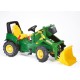 Traktor z napędem na pedały i ładowaczem John R71012 | Exvi