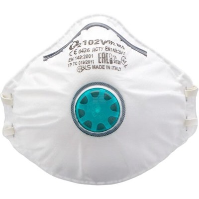 Maska przeciwpyłowa O2 102V FFP2 NR D 20 BLS8101062 | Exvi