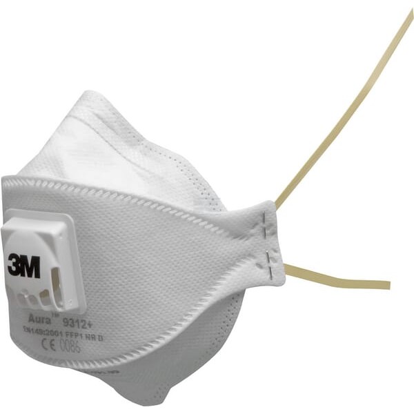 Maska przeciwpyłowa FFP1 z zaworem 9312+ 9312P010 | Exvi