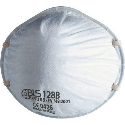 Maska przeciwpyłowa BLS 128BW FFP2 R BLS8006188P020 | Exvi
