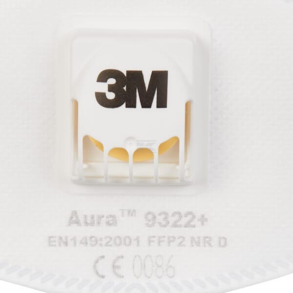 Maska przeciwpyłowa FFP2 z zaworem 9322+ 9322P010 | Exvi