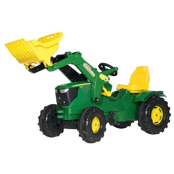 Traktor z napędem na pedały i ładowaczem John R61109 | Exvi