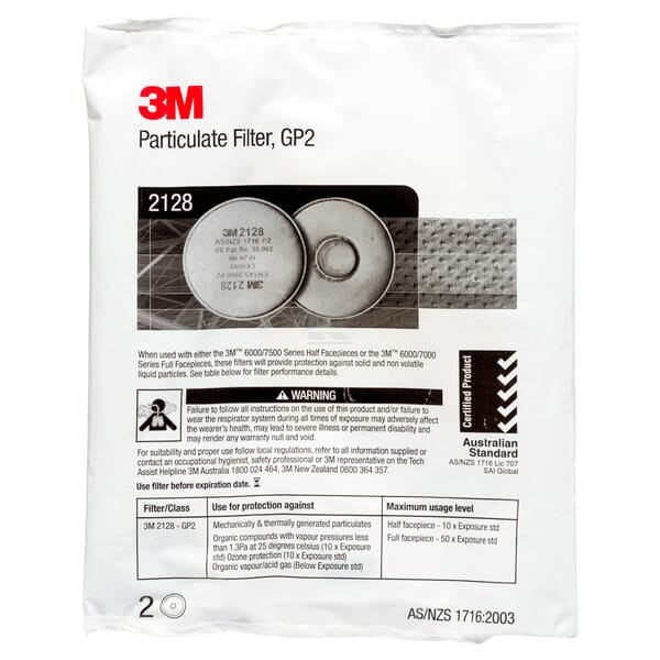 Filtr cząstek stałych 2000 P2R 2 szt. 2128P02 | Exvi