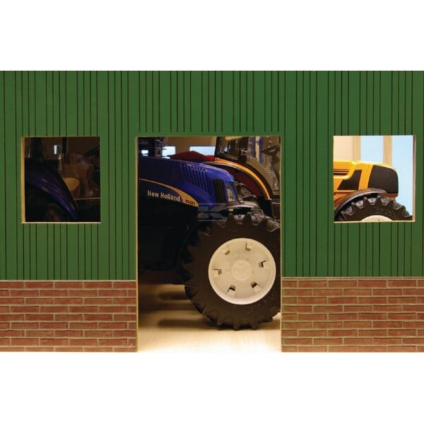 Hangar drewniany na 3 ciągniki, KidsGlobe 610340 | Exvi