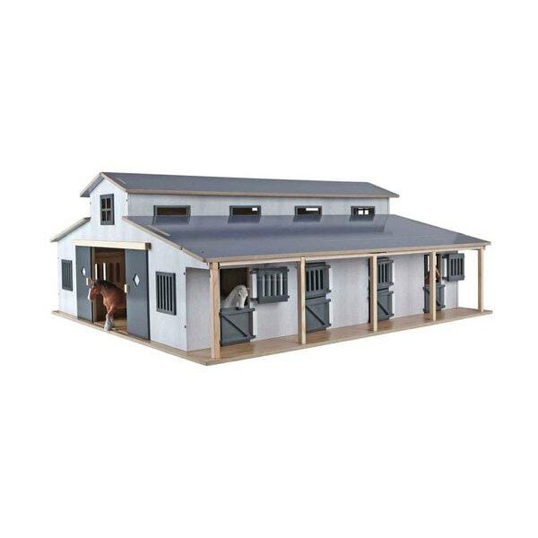 Stajnia koni 1:24 75x69x32 cm, KidsGlobe 610311 | Exvi
