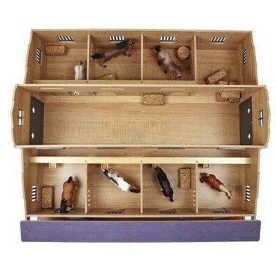Stajnia koni 1:24 75x69x32 cm, KidsGlobe 610311 | Exvi