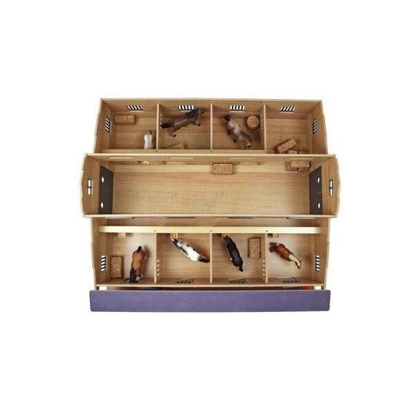 Stajnia koni 1:24 75x69x32 cm, KidsGlobe 610311 | Exvi