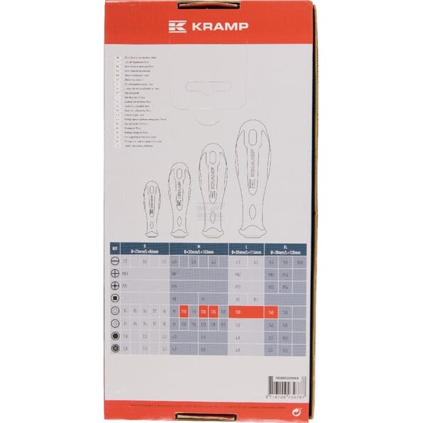 Zestaw wkrętaków Torx 5-częściowy 1808053005KR | Exvi