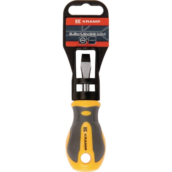 Wkrętak płaski krótki, 6.5 x 38 mm 180801165038KR | Exvi