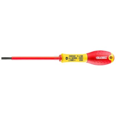 Wkrętak płaski 3.5x100 mm izolowany 1000V E050608 | Exvi