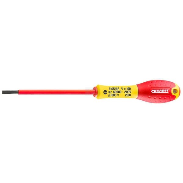 Wkrętak płaski 3.5x100 mm izolowany 1000V E050608 | Exvi