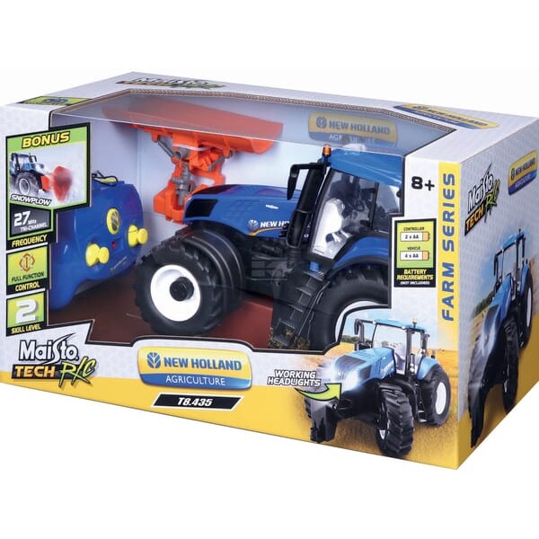 Ciągnik New Holland T8.435 z pługiem MA82722 | Exvi