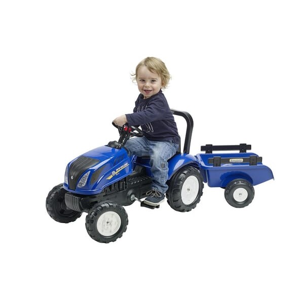 Traktor New Holland z przyczepą i otwieraną F3080AB | Exvi