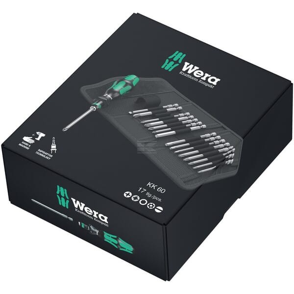 Zestaw bitów Kompakt Wera 17 ele. SC059295 | Exvi