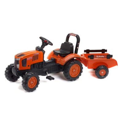Traktor Kubota z przyczepą, Falk F2065AB | Exvi
