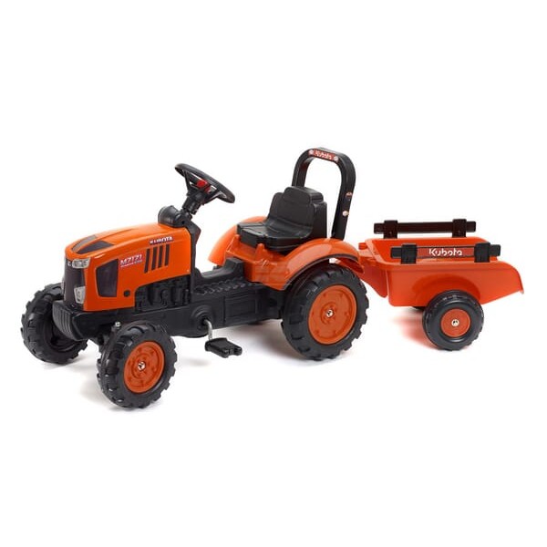 Traktor Kubota z przyczepą, Falk F2065AB | Exvi