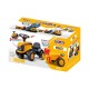 Jeździk JCB z przyczepą, grabiami i łopatą F215C | Exvi