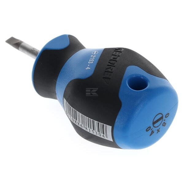 Wkrętak płaski krótki Gedore, 4x25 mm SC21534 | Exvi