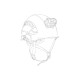 Adapter gniazda na kask E073BA00 | Exvi