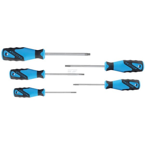Zestaw wkrętaków Torx® z otworem Gedore SC2163TXB05 | Exvi