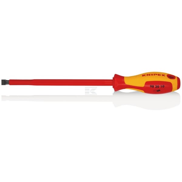 Wkrętak płaski izolowany 10.00x1.60x200 mm TA982010 | Exvi
