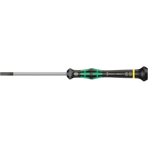 Wkrętak płaski precyzyjny Wera, 4,0x80 mm SC203540 | Exvi