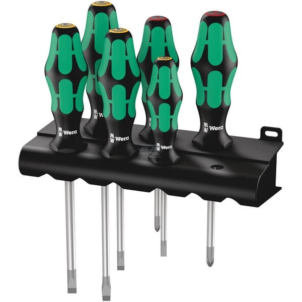Zestaw wkrętaków Kraftform Lasertip + wieszak SC3346 | Exvi