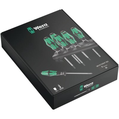 Zestaw wkrętaków Torx Wera 6 ele. SC3676BO | Exvi