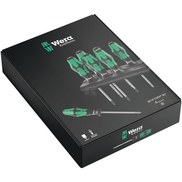 Zestaw wkrętaków Torx Wera 6 ele. SC3676BO | Exvi