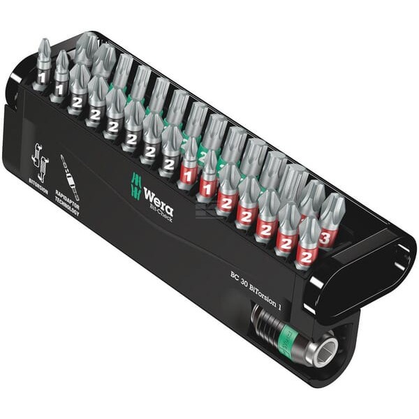 Zestaw bitów 1/4" Bit-Check 05057430001WERA | Exvi
