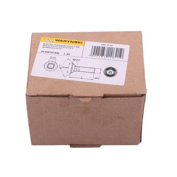 Śruba kpl. płużna podsadzana D 608 M12x75 608101275 | Exvi