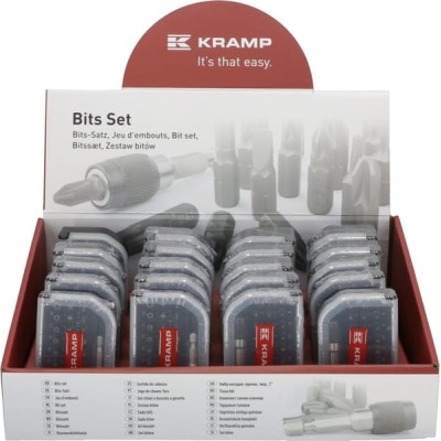 Zestaw bitów 31 ele. display, (20 szt.) 1808102031KR | Exvi