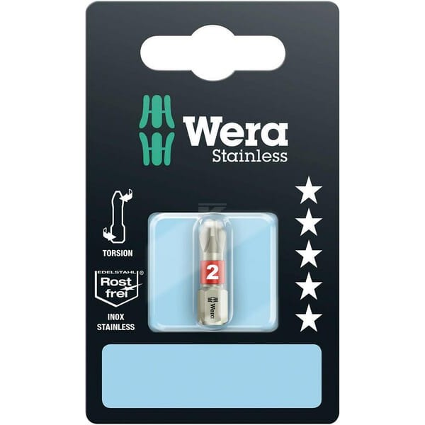 Bit krzyżowy 1/4" Wera PH, 2x25 mm SC38511TSSBPH2 | Exvi