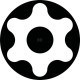 Bity M10 do śrub Torx 40, z otworem 66151504030 | Exvi