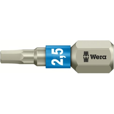 Bit 1/4" Wera TS, 2,5x25 mm SC38401TS25 | Exvi