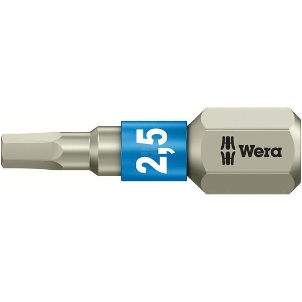 Bit 1/4" Wera TS, 2,5x25 mm SC38401TS25 | Exvi