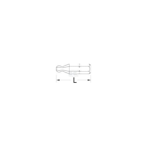 Bit imbusowy 5/16" 5 mm HG8855 | Exvi