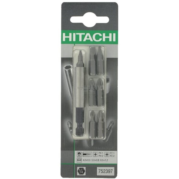 Uchwyt do bitów 1/4" + 7 bitów 8 elem. 752397 | Exvi