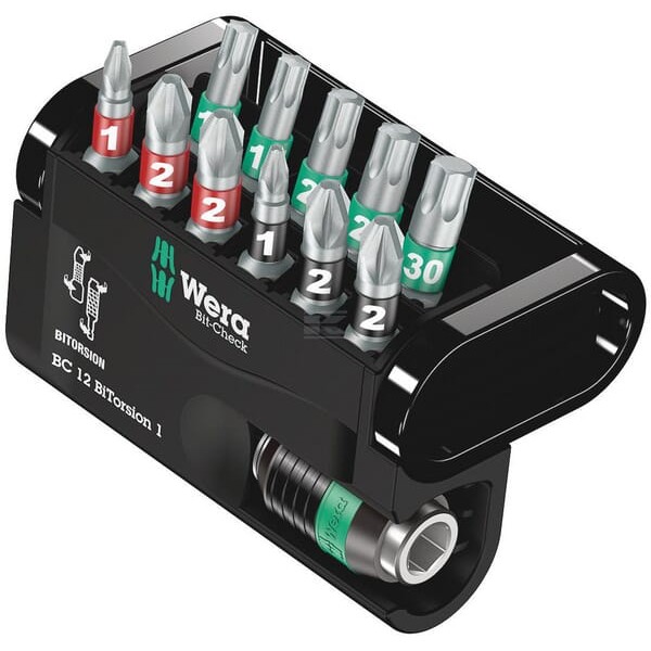 Zestaw bitów 1/4" Bit-Check 05057420001WERA | Exvi