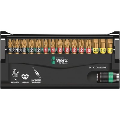 Zestaw bitów diamentowych 1/4" 05057431001WERA | Exvi