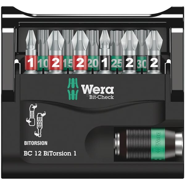 Zestaw bitów 1/4" Bit-Check 05057420001WERA | Exvi