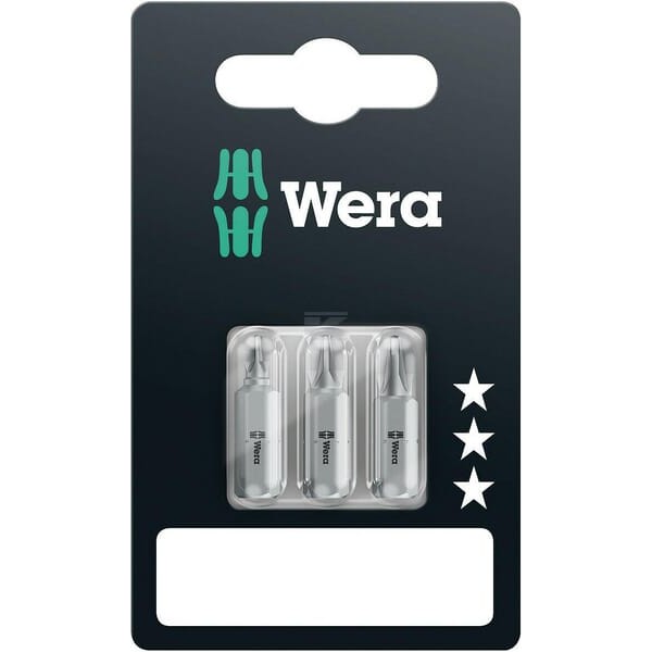 Bit krzyżowy Wera 1/4" PZ, PZ1/PZ2/PZ3 SC8551ZSETSB | Exvi