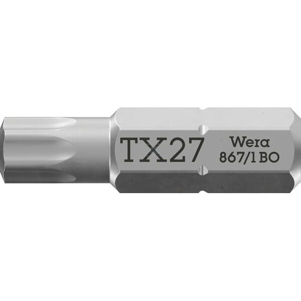 Bit Torx 1/4" z otworem TXB, 27 x 25 mm SC8671ZTX27BO | Exvi