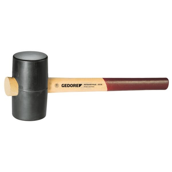 Młotek gumowy miękki Gedore, 75 mm HA227E3 | Exvi