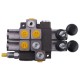 Rozdzielacz hydrauliczny 2-sekcyjny max ROZ40L/2X1N | Exvi