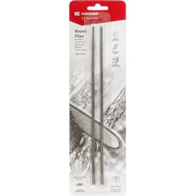 Pilnik okrągły, blister 2 sztuki 5/32" 4.0 mm 5322FKR | Exvi